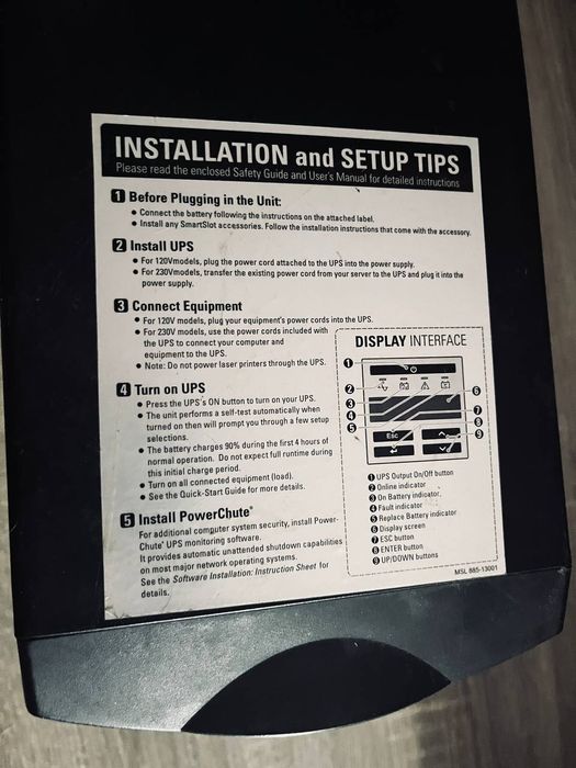 Ups APC бесперебойник 1000вт