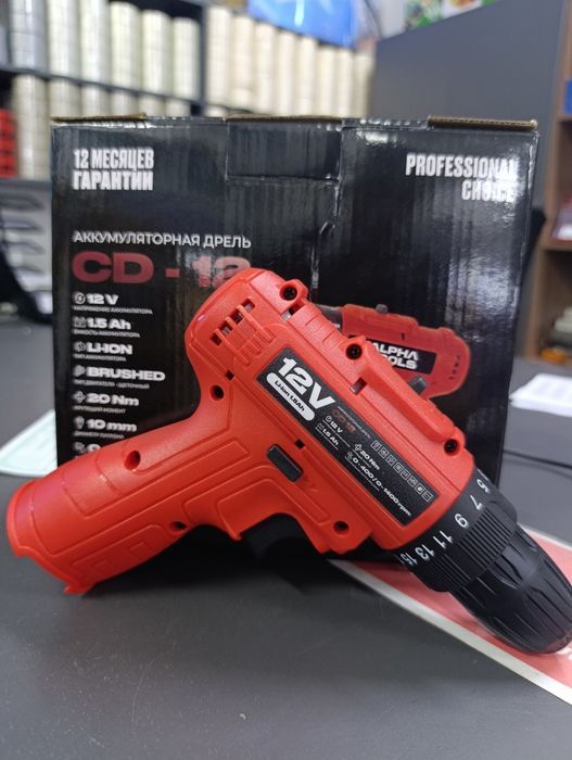 Шуруповёрт AlphaTools 12v