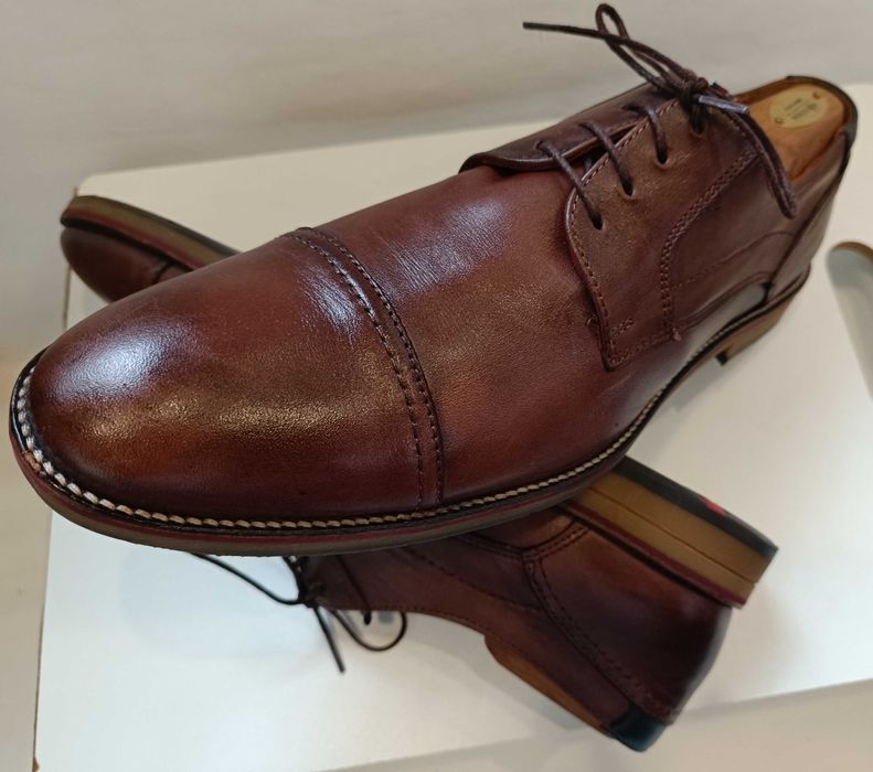 Pantofi derby 43 43.5 premium LLOYD piele naturala moale