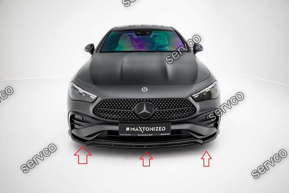 Prelungire splitter bara fata Mercedes CLE C236 AMG-Line 2023- v1 - Maxton Design