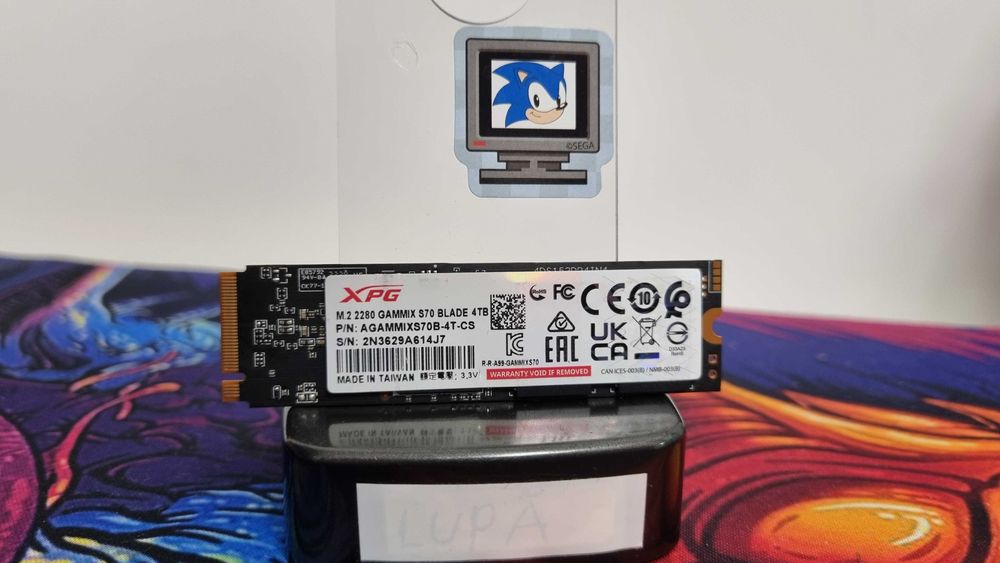 SSD M.2 2280 Adata gammix s70 blade 4tb PCI Express 3.0 x4