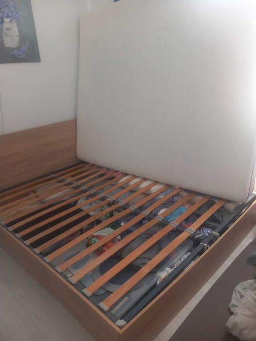 Двулицев матрак пяна 160x200 + подматрачна рамка