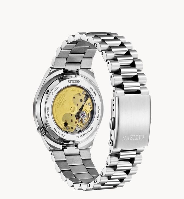 Нов Мъжки Часовник Citizen Tsuyosa Automatic NJ0151-88M – Orange Dial