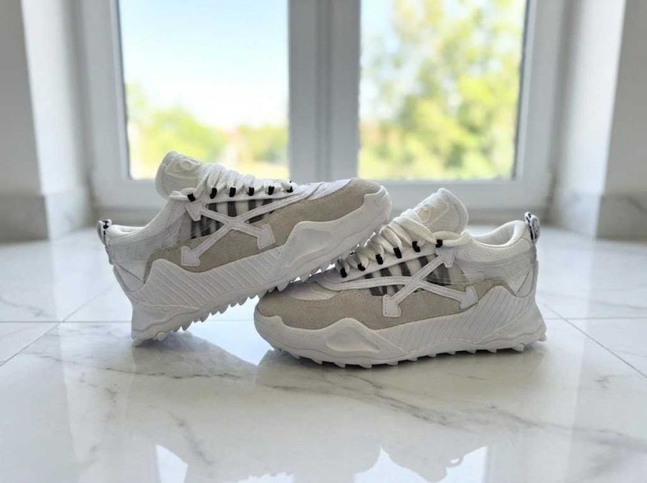 Adidasi OFFWhite Odsy 1000 Alb - Full Box - Adidasi Unisex