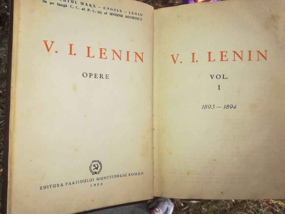 Carte LENIN veche 1950.