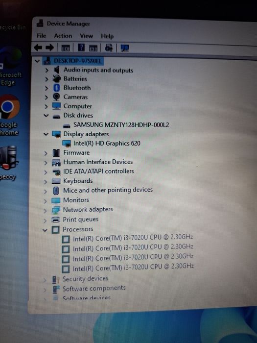 Laptop Lenovo V130 i3 gen.7 SSD model Slim