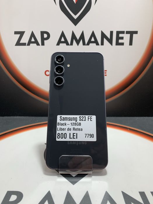 Zap Amanet Vitan - Samsung S23 FE - Black - 128Gb