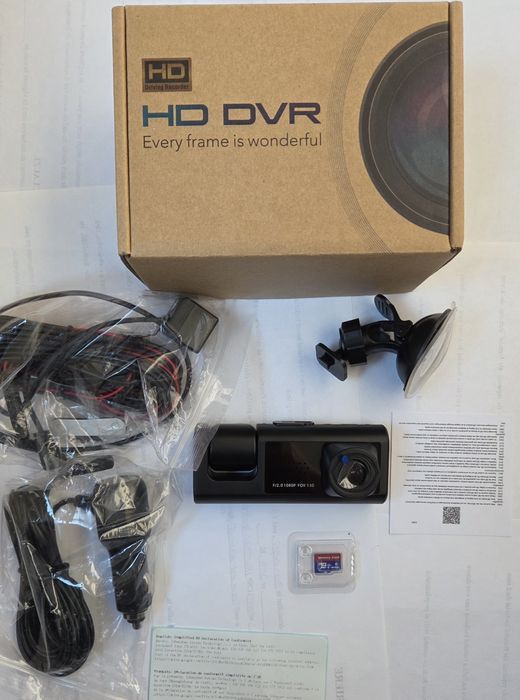 Camera video auto tripla/wifi/card 64Gb/Full HD.
