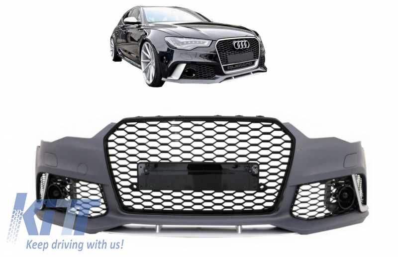 Bara Fata compatibil cu Audi A6 4G RS6 Design (2011-2015) cu Grile