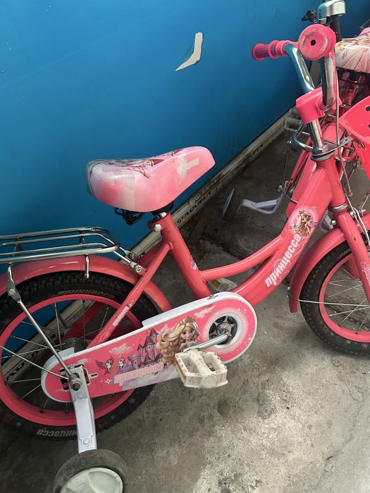 Велосипед девочкам на 3-6лет