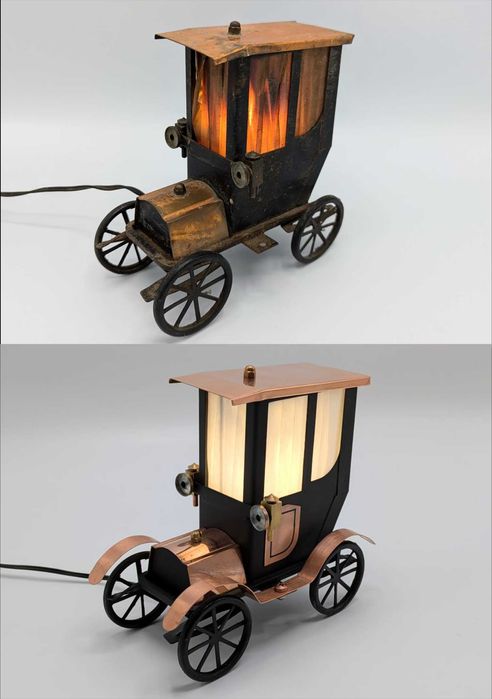 Lampă veche de masă Old Timer Ferrari, design Enea Ferrari