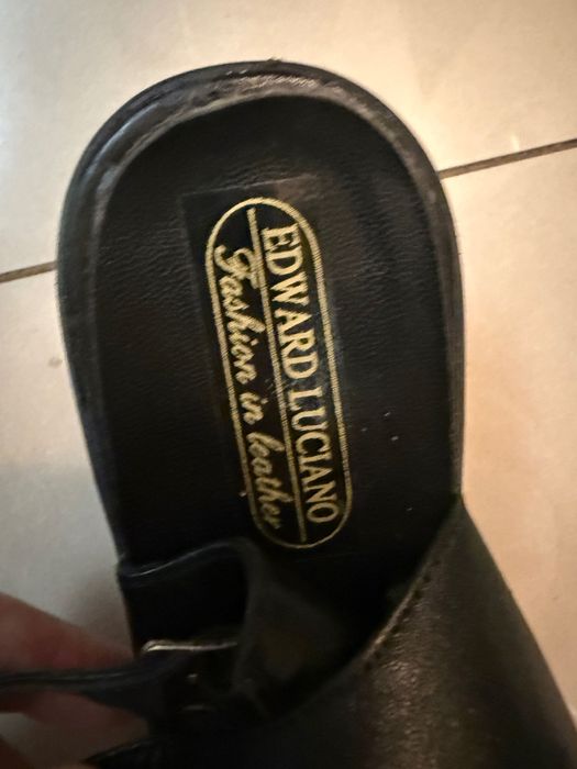 Pantofi dama cu toc mic din piele naturală