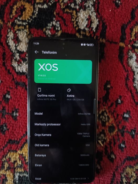 Infinix Note 30 pro telefoni sotiladi