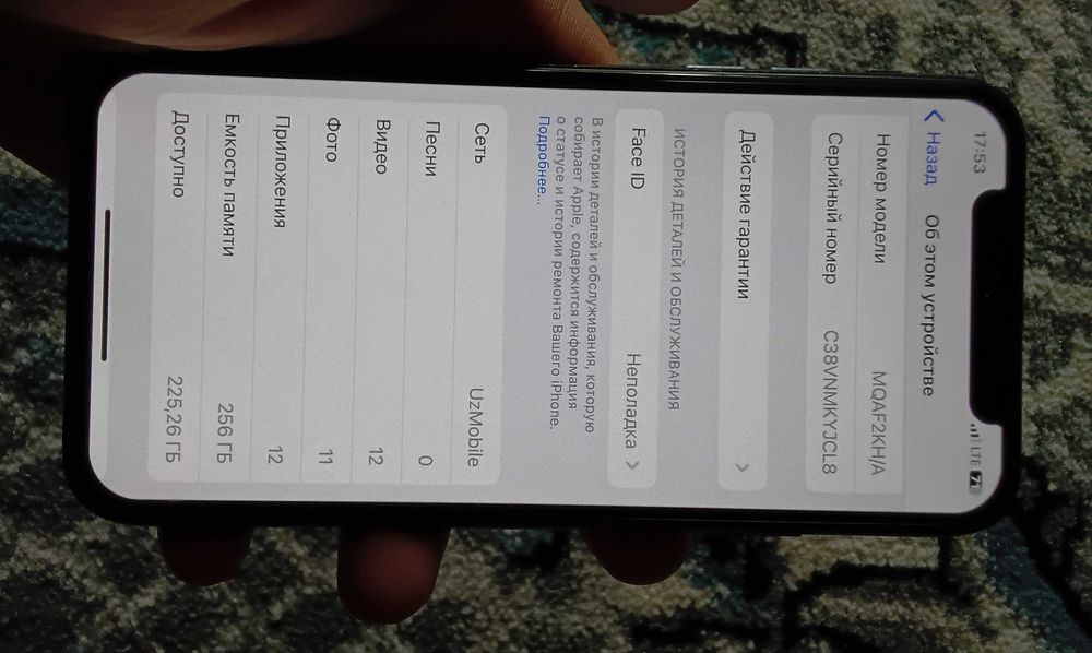 Iphone x sotiladi ideal holatda