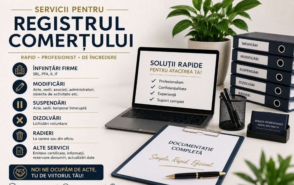 Înființări firme