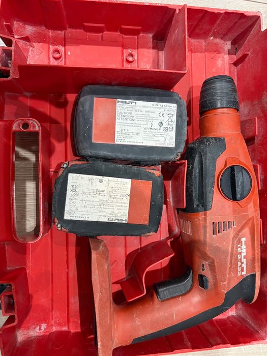 безкабелна ударно-пробивна машина HILTI TE 2-A22