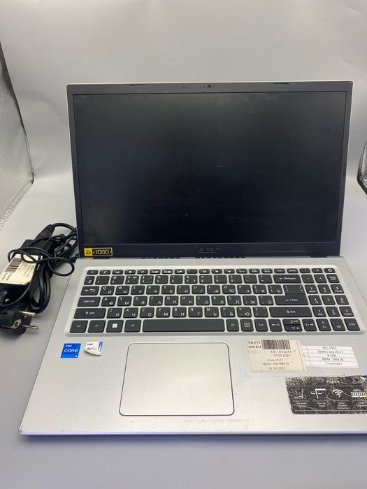 ноутбук acer  intel core i5-11 ,ssd256 ,ozu 8
