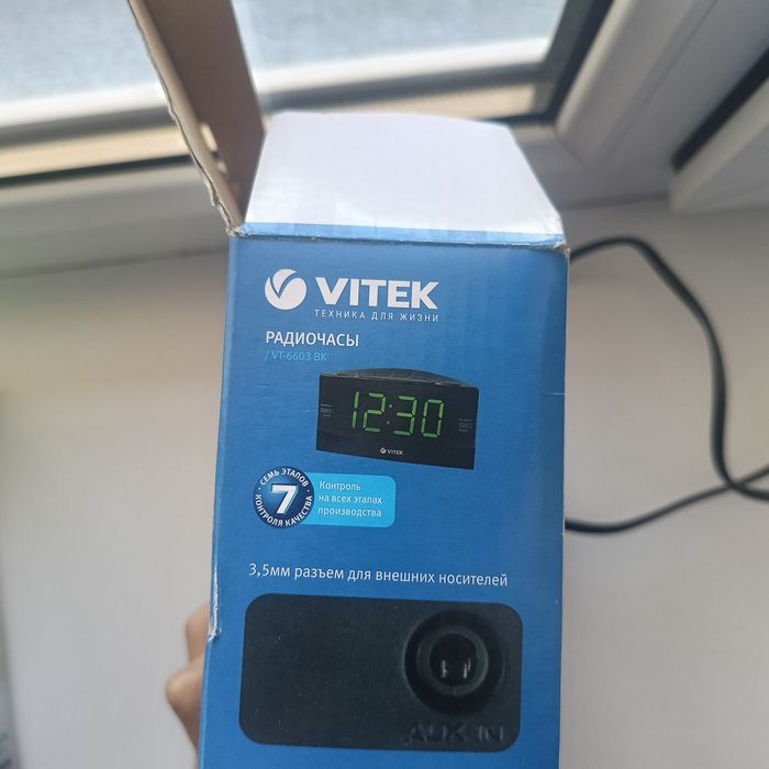 Радио часы VITEK VT-6603 BK