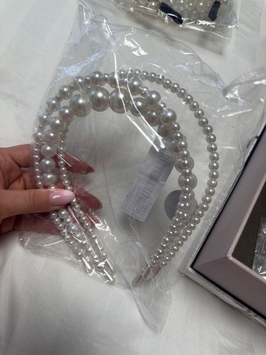 Diadema/Bentita perle mireasa