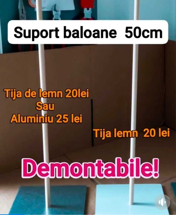 Suport baloane evenimente botez nunta