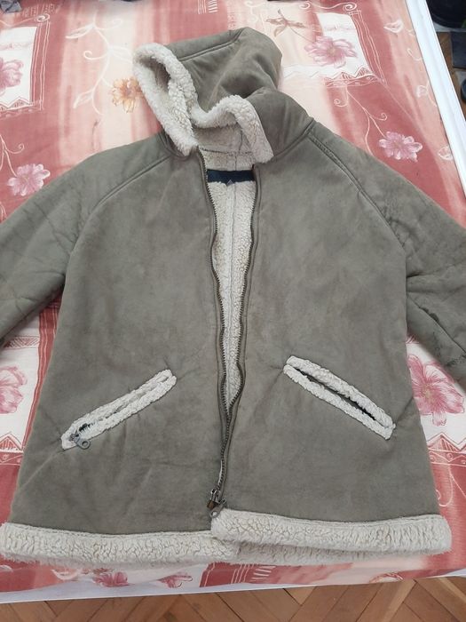 Зимно яке естествен велур