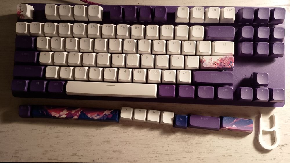 Гемарска клавиатура dark project violet horizon