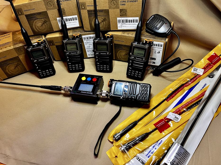 Радиостанция QUANSHENG V3 UV-K5 (8) 18-1300 mhz walkie talkie radiostatio air band Св