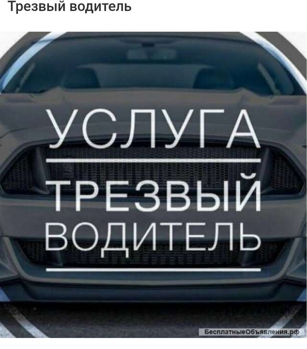 Трезвый водитель