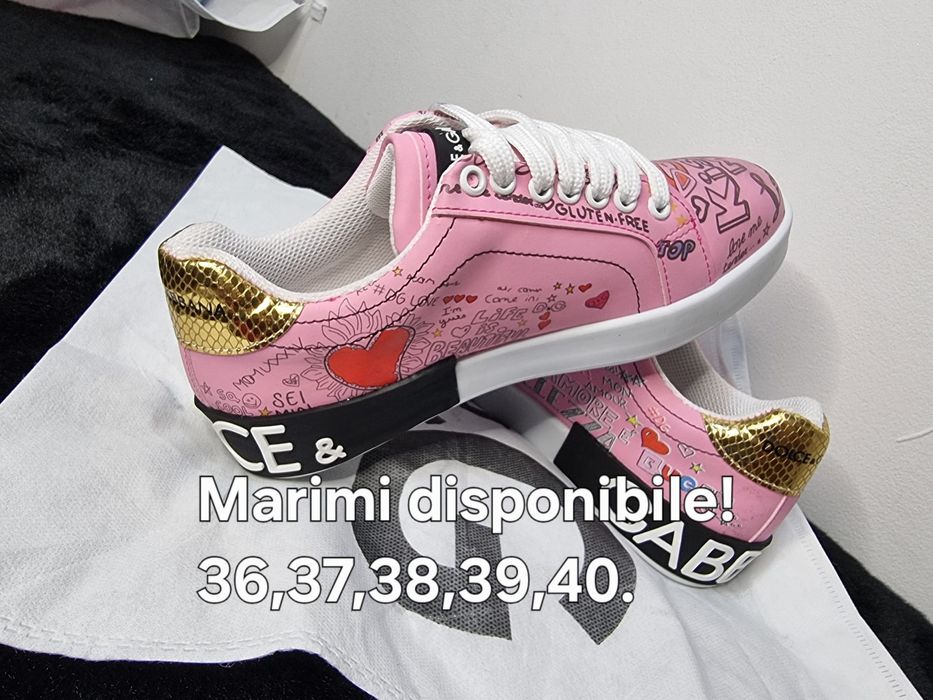 Vand tenisi sport dama D&G, noi cu eticheta, diferite marimi.