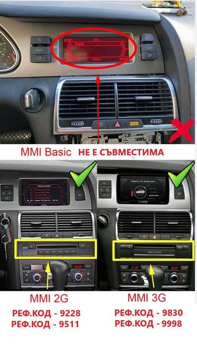 AUDI Q7 2005 - 2009  2G/LOW - 10.25" НАВИГАЦИЯ , 9511