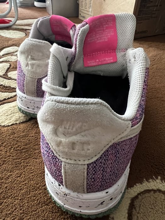 NIKE AIR FORCE 1 CRATER FLYKNIT roz dama fete 38,5