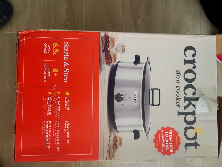 Slow cooker crock-pot 6,5l