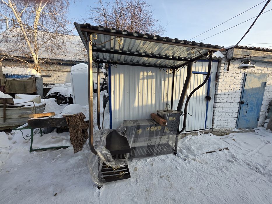 Мангал толщина металл 4мм, котел 5мм.