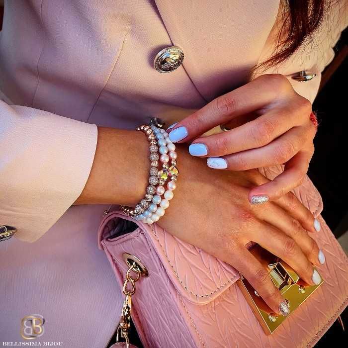 Дамска Гривна с Перли Сваровски/Swarovski