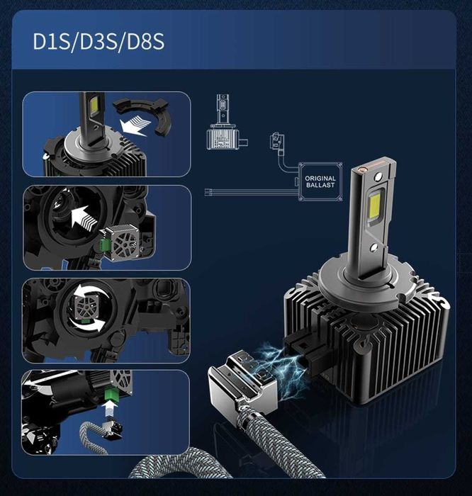 LED за Xenon система D-Series D1S D2S D3S D4S D5S D8S - DS 35