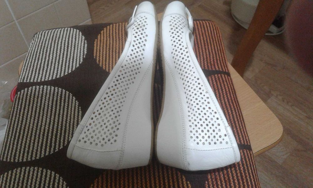 Балетки из натуральной кожи