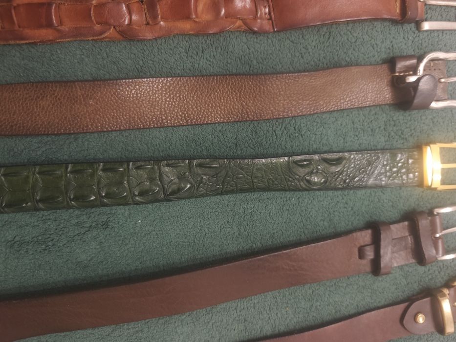 Ремни мужские кожаные