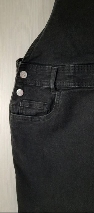 Fusta salopeta scurta denim