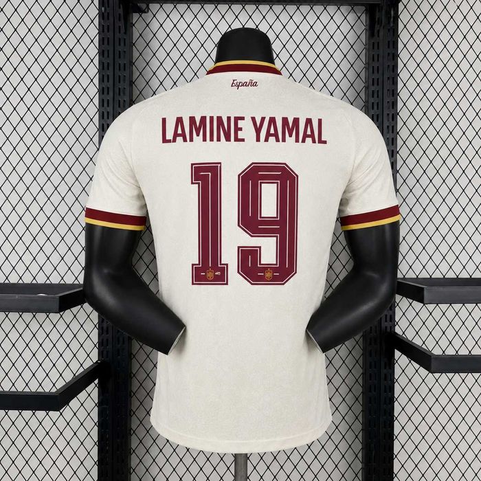 Tricou Spania Away Kit - Lamine Yamal 19 Player Version