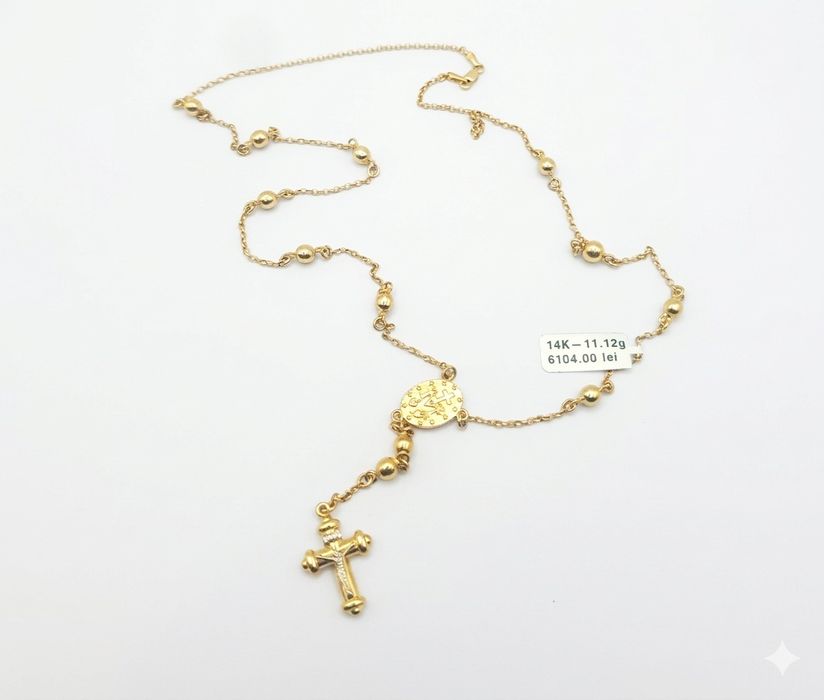 Bijuteria Royal lant din aur 14k 11.12 gr