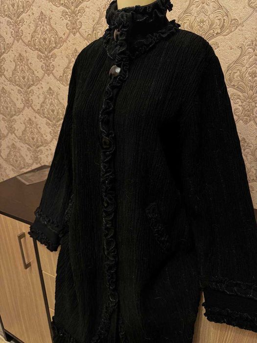 Турецкое плотное пальто осень-зима