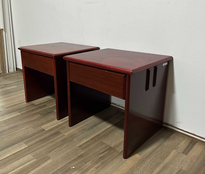 20 buc Noptiera pentru dormitor cu sertar; Mic dulap din MDF