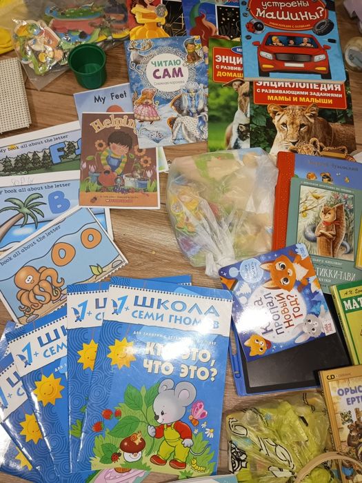 Развивающие игрушки, книжки