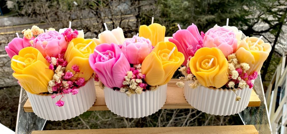 Ръчно изработени ароматни свещи