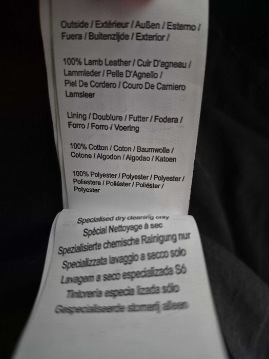 Geacă de piele (oaie) Kaporal mărimea XL Bărbați