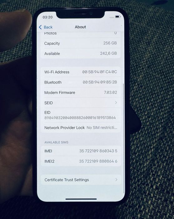 Iphone xs de 256 gb impecabil