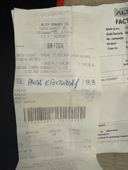 Iphone 15 Pro Max 256gb Natural Titanium(Ca nou)