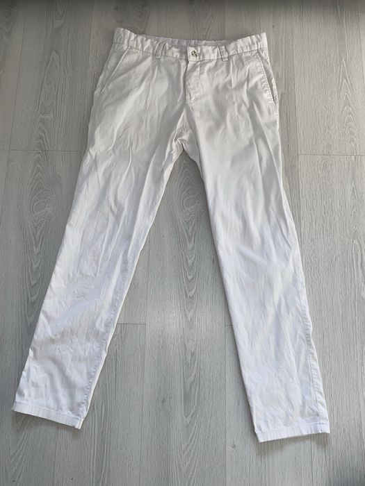 Белые брюки мужские