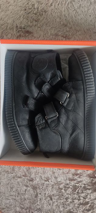 Ботинки зимние кожаные