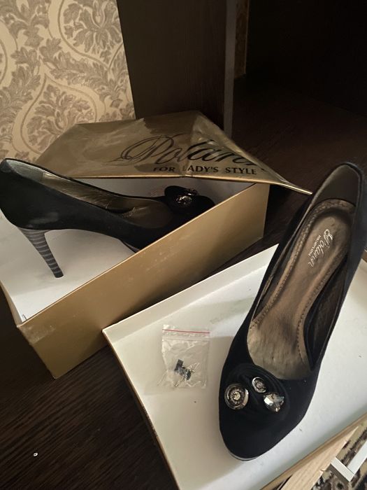 Туфли замшевые новая